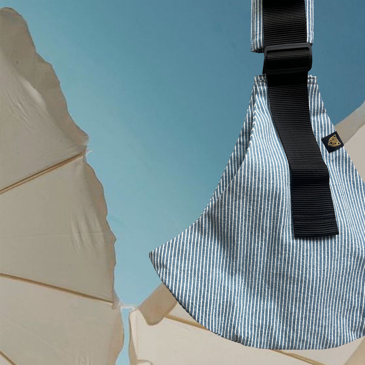 丹寧色條紋-Light Denim Stripe carrier