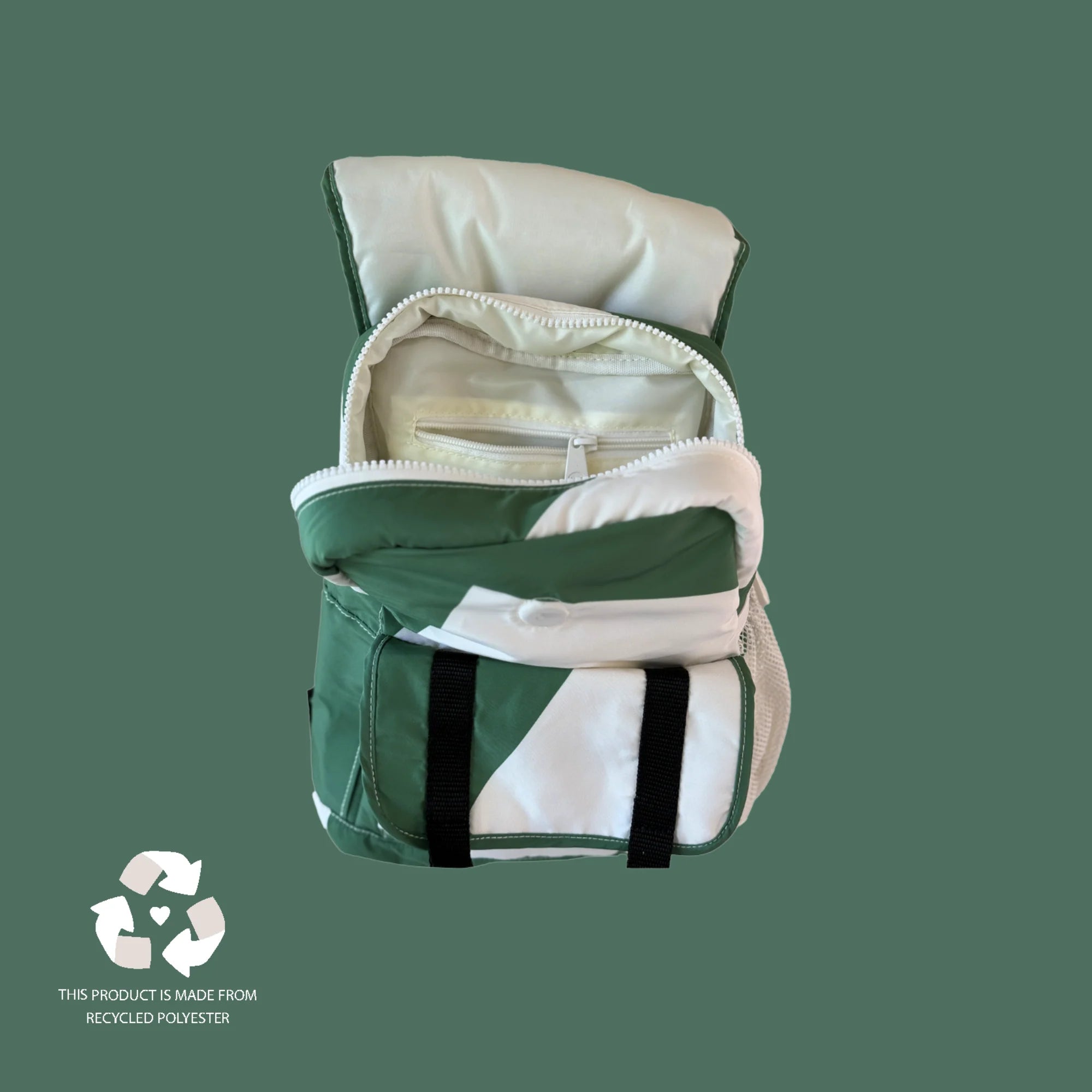 親子兒童後背包｜翠綠圖騰