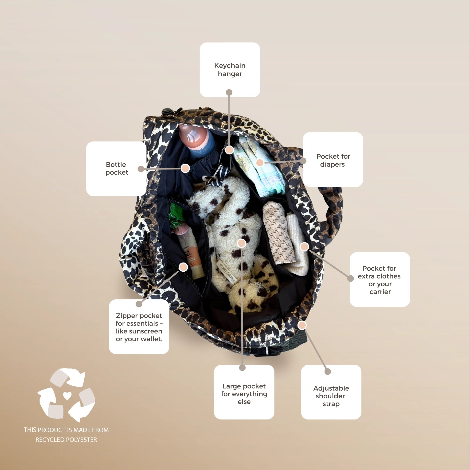 時尚肩背包｜薩凡納草原